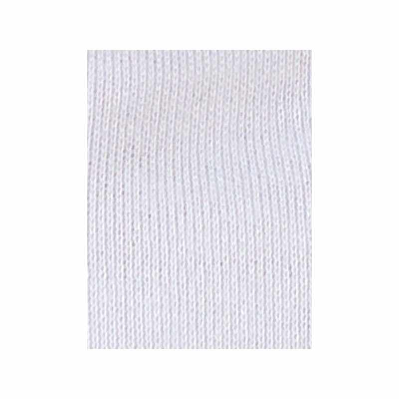 Gant coton interlock blanchi avec ourlet longueur 35 cm