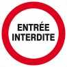 ENTREE INTERDITE D.300mm.