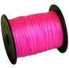 CORDEAU POLYPRO TRESSE FLUO ROSE 200M.