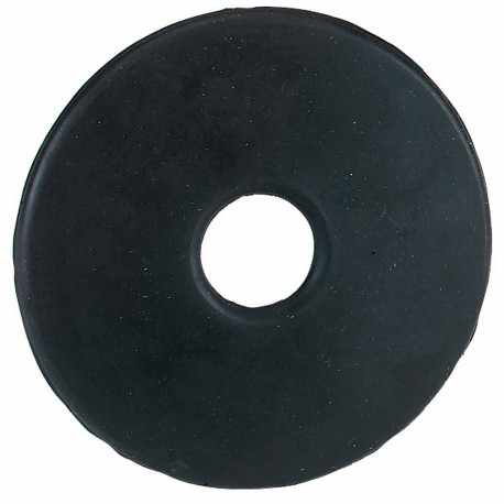 Rondelles de mors caoutchouc noir T 7 cm